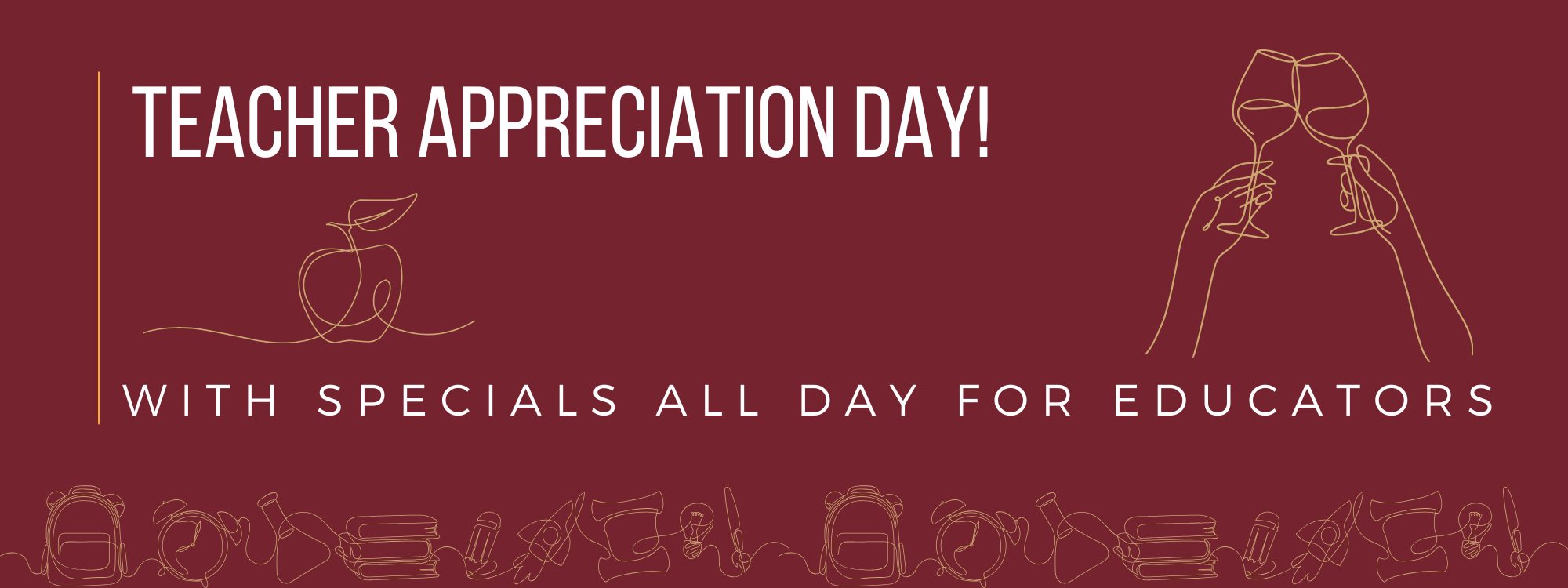 Teacher Appreciation Day banner